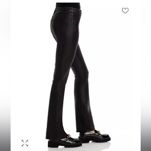 L'AGENCE Black boot cut Jeans noir coated